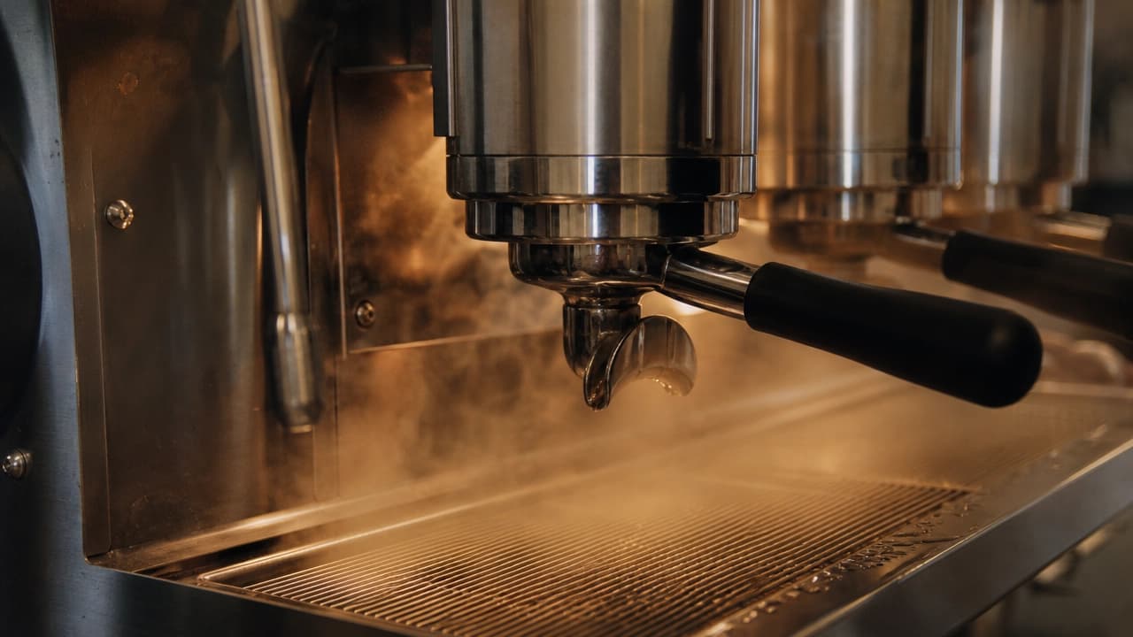 Espresso machine group head