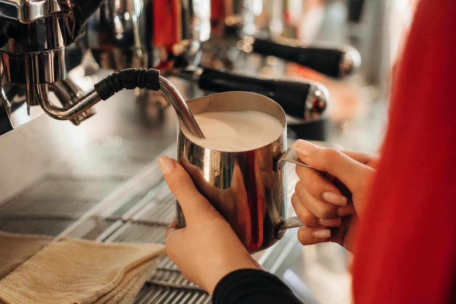 Dialing in espresso with a café barista