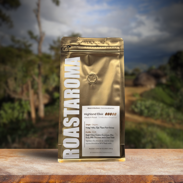 Highland Elixir  - Papua New Guinea Sigri Plantation - Freshly Roasted Whole Beans