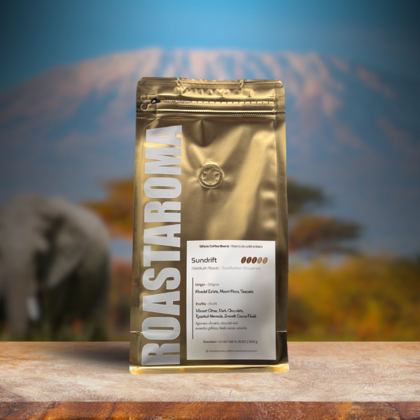 Sundrift – Tanzanian Mondul Estate AA - Freshly Roasted Whole Beans